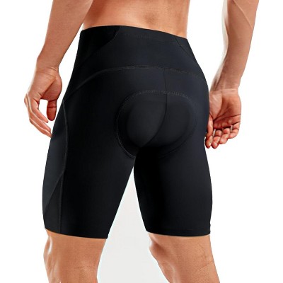 Paaaawaters Padded Bike Shorts for Men - 4D Padding Mens Bicycle Cycling Biking Clothing Shorts, Breathable and Absorbent