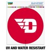 University of Dayton Flyers Logo Automotive Car Window Locker Circle Bumper Sticker - 2 of 4