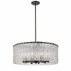 Glacier 10-Light Pendant - Modern Steel Fixture with Textured Glass Panels, Dimmable, 26.75" - 2 of 4