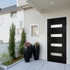 SpassWay 36"W*80"H 4-Lite Exterior Frosted Glass Prehung Front Entry Door Primed Interior Fiberglass Entrance Door - 2 of 4