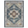 Modern Washable Area Rug for Living Room, Vintage Throw Soft Rug with Non Slip Backing, Low Pile Stain Resistant Indoor Carpet for Home - 3 of 4
