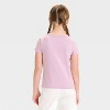 Girls' Short Sleeve Fitted Embellished T-Shirt - Cat & Jack™ - 2 of 3