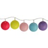 Northlight 10ct Battery Operated Yarn Ball Summer LED String Lights Warm White - 4.5' Clear Wire - image 3 of 3