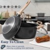 Itopfox 12-Piece Nonstick Cookware Set, Black Granite Induction Pots and Pans for Healthy Cooking, Includes Frying Pans and Saucepans PFAS/PFOA Free - 2 of 4