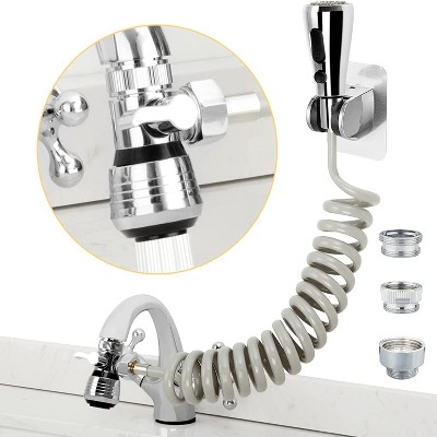 Attop Kitchen Sink Faucet Sprayer Accessory Set – Replacement Head with 79-Inch Hose, Aerator & Diverter Valve, Easy Installation