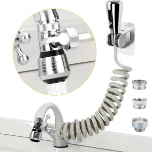 Attop Kitchen Sink Faucet Sprayer Accessory Set – Replacement Head with 79-Inch Hose, Aerator & Diverter Valve, Easy Installation - 1 of 4