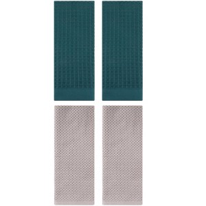 REGALWOVEN 4 Pcs Cotton Soft Absorbent Comfortable Waffle Design Hand Towel - 1 of 4