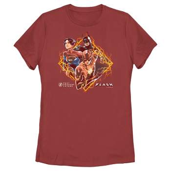 Women's The Flash Past, Present and Future Superheroes T-Shirt