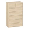 5 Drawer Dresser Tall Dresser with Large Storage Space,Modern Storage Chest of Drawers,Storage Organizer Cabinet or Bedroom,Hallway - 2 of 4