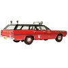 1970 Ford Galaxie Station Wagon "Chicago Fire Department" Red with Black Top 1/43 Diecast Model Car by Goldvarg Collection - 4 of 4