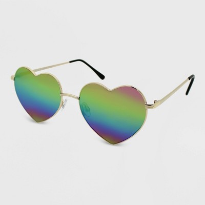 Women&#39;s Metal Heart Sunglasses - Wild Fable&#8482;