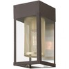 Livex Lighting Franklin 1 - Light Wall Light in  Bronze/Soft Gold/Brushed Nickel Stainless Steel - 3 of 4