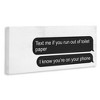 Stupell Industries Rustic Bathroom Humor Canvas Art, 40" x 17" - 2 of 4