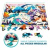 Wooden Puzzles for - 4x60 Piece Jigsaw Learning Game for Wood Toys - 4 of 4
