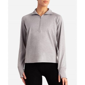 Women's Supersoft Quarter Zip Pullover Sweatshirt - Danskin - 1 of 4