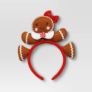 Christmas Female Gingerbread Headband - Wondershop™ - 1 of 3