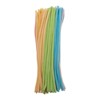 John Bead Fluffy Pipe Cleaners Chenille Stems for Art School Craft Supplies, 12in x 6mm Pastel Mix 100 Pieces - 3 of 3