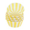 Unique Bargains Stripes Print Disposable Baking Cups Greaseproof Paper 1.97"x1.18" 100 Pcs - 3 of 4