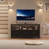 Dresser TV Stand for 55 Inch TV, Entertainment Center w/ Storage Drawers and Shelves, Small Media TV Console Table for Living Room Bedroom - 4 of 4