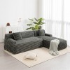 ELJGET 110" Cloud Sectional Couch with L-Shape Chaise, Modern Modular Sofa, Upholstered Couches for Living Room Bedroom, No Assembly Required - 2 of 4