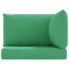 vidaXL Chair Cushion 3 Pcs, Water Repellent Outdoor Pallet Cushion, Seat Cushion Sofa Pad for Garden Patio Furniture, Green Oxford Fabric - 4 of 4