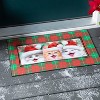 Evergreen Santa Trio Kittens Sassafras Indoor Outdoor Switch Doormat 1'10"x10" Multicolored - 2 of 4