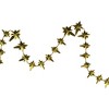 Northlight Shiny Star of Bethlehem Christmas Garland - 9' x 1" - Gold - Unlit - 2 of 3