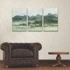 Trademark Fine Art Emma Caroline  Marshy Landscape II 3 Piece Panel Set Art - 3 of 3
