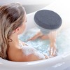 Unique Bargains Handle Bath Brush Body Scrubber for Bathroom 3.54"x2.75" 1 Set - 4 of 4