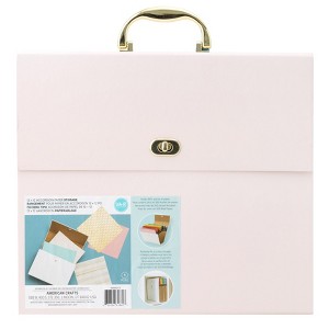 We R Accordion Paper Storage 12"X12"-Pink - 1 of 4