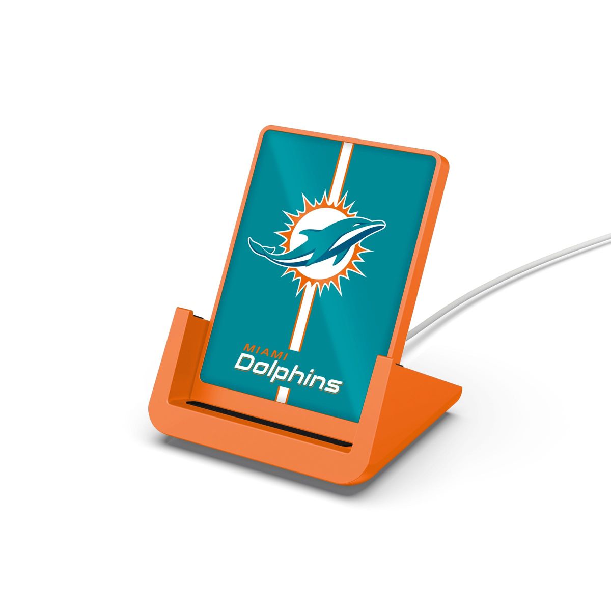 SOAR NFL Cell Phone Wireless Charging Stand- Miami Dolphins