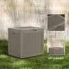 VYNXARIA Outdoor Storage Box,Weather-Resistant, Durable Polypropylene - 4 of 4