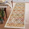 Area Rug Modern Floral Washable Rugs Ultra-Thin Non Slip Living Room Rug Low Pile Boho Floral Carpet Trellis Distressed Bedroom Rugs - 2 of 4