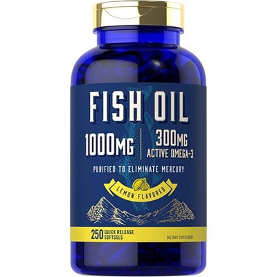 Carlyle Fish Oil 1000mg | Lemon Flavor | 250 Softgels