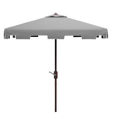 Zimmerman 7.5 Ft Square Market Umbrella W/ White Trim - PAT8400 - Safavieh