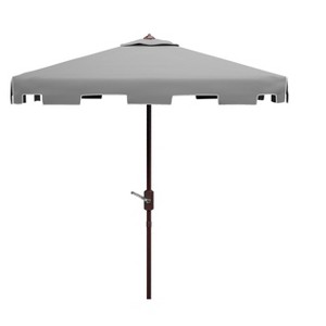 Zimmerman 7.5 Ft Square Market Umbrella W/ White Trim - PAT8400 - Safavieh - 1 of 3