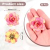 Unique Bargains DIY Crafts Bridal Shower Bouquet Decoration Artificial Roses Head 50 Pcs - 2 of 4