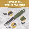 Condor Tool & Knife Terrasaur Bushcraft Knife - 1095 High Carbon Steel - Fixed Blade Knives - High Impact Polypropylene Sheath - 4.2in Blade - 7.1oz - 4 of 4