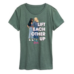 Women's - Barbie - Lift Each Other Up Short Sleeve Graphic T-Shirt - 1 of 4