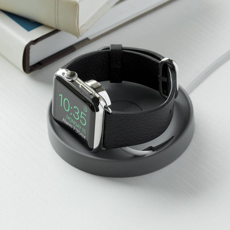 Kosta Apple Watch Charging Coaster Dark Gray - BlueLounge, 3 of 5