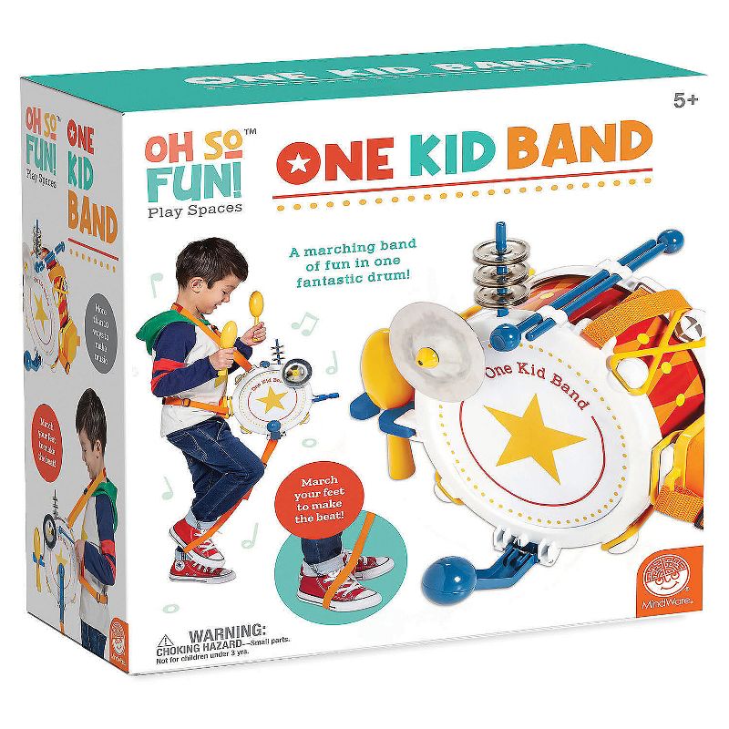 MindWare Oh So Fun! One Kid Band Musical Instruments Set for Kids Ages 5 and Up, 1 of 5