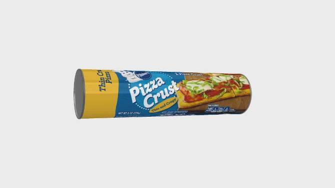 Pillsbury Thin Crust Pizza Dough - 8oz, 2 of 12, play video