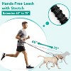 PetAmi Hands Free Dog Leash, Adjustable Waist Belt for Large Dog Walking Up to 125 lbs, Reflective Safety Bungee Running Hiking Jogging Biking - 2 of 4
