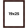 PosterPalooza | Distressed Brown Picture Frame - UV Acrylic, Foam Board Backing, Hanging Hardware - 2 of 4