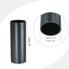 Unique Bargains Water Plumb DIY Crafts High Impact Rigid Round Pipes 8" Length ID 2.73" OD 2.99" Dark Grey - 2 of 4