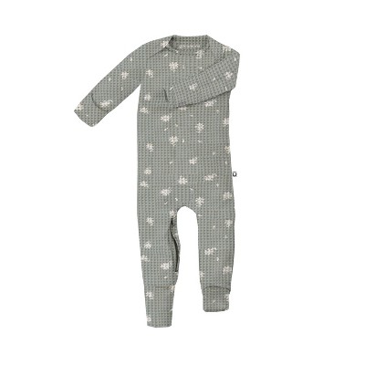 Image of günamüna® Baby Waffle Sleeper Pajama with DIAPER-ZiP®