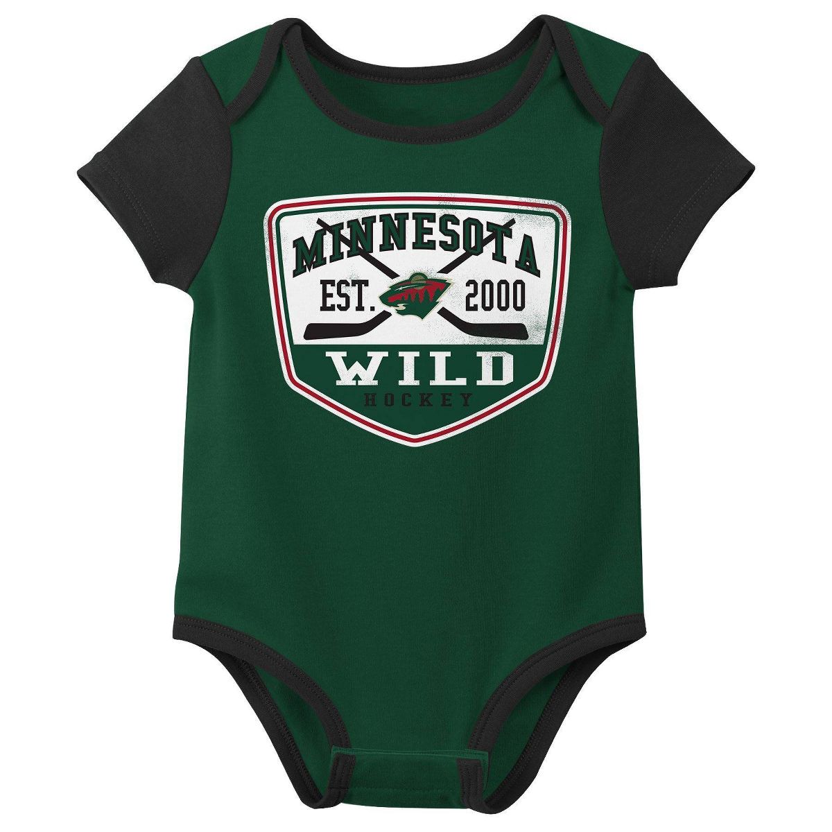 NHL Minnesota Wild Infant Boys' 3pk Bodysuit - thumbnail 4