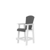Bar Stools With High Back, Footrest, Set Of 2, Barstools, Outdoor Tall Chairs, Counter Height Chairs, Patio Bar Stool Chair, Armrest Stools,whizmax - 4 of 4
