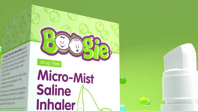 The Boogie Brand Micro-Mist Saline Inhaler - 1.7oz, 2 of 16, play video