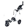 Axglo V2 Golf Push Cart - 3-Wheel - Patented 1-Step Folding System - 2 of 4